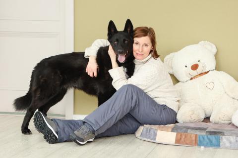 В дар собаку. Мечтаете о черной овчарке?. Фото1