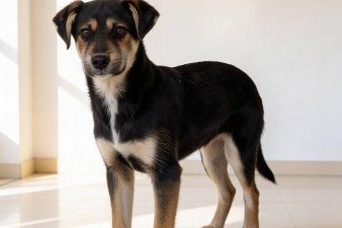 В дар собаку. Щенок-подросток Индеец ищет дом. Фото1